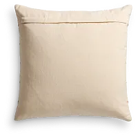 Jeanny Ivory 22" Square Accent Pillow
