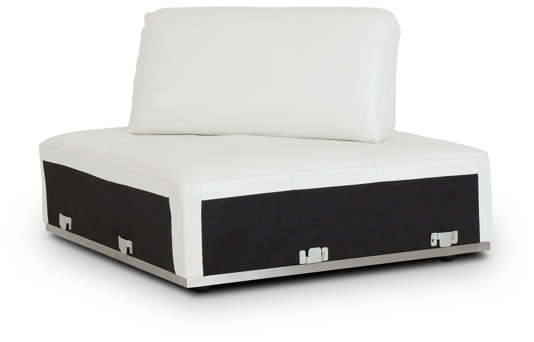 Landon White Leather Wedge Landon White Leather Wedge