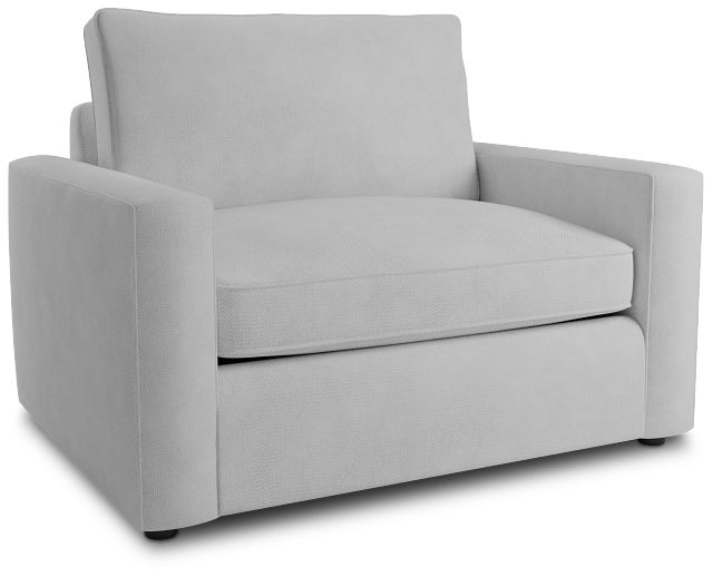 Siesta Peyton White Fabric Memory Foam Sleeper