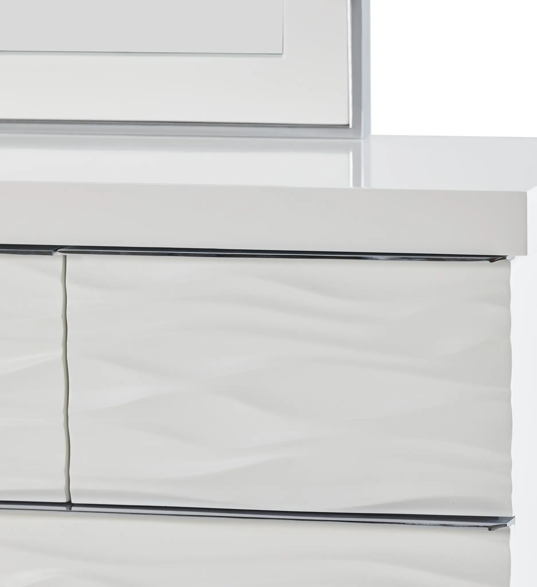 Ocean Drive White Dresser & Mirror Ocean Drive White Dresser & Mirror