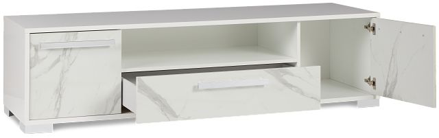 Modena White 76" Tv Stand