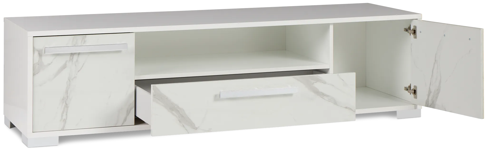 Modena White 76" Tv Stand