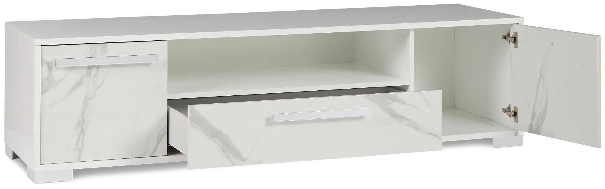 Modena White 76" Tv Stand Modena White 76" Tv Stand