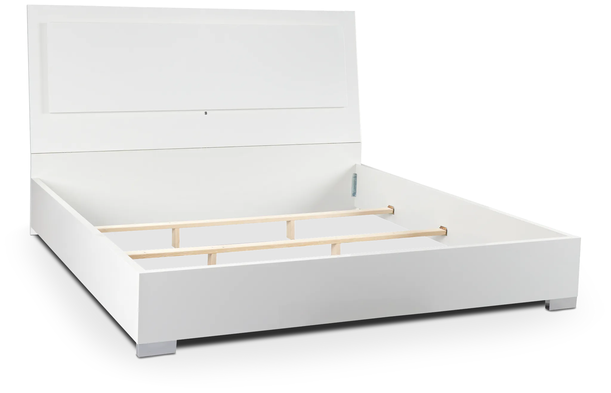 Verona White Platform Bed