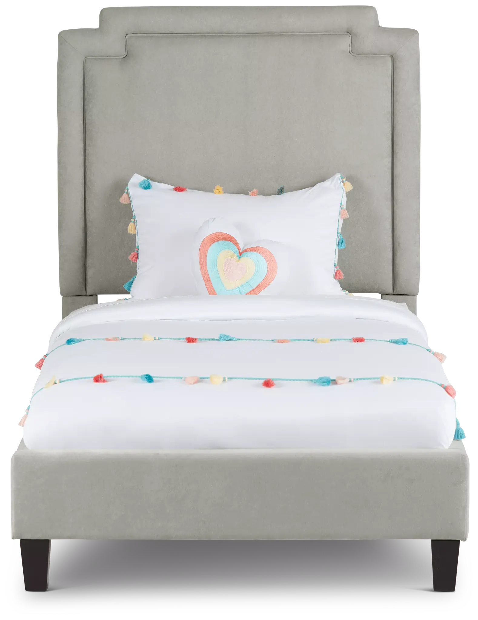 Whitney Taupe Uph Platform Bed Whitney Taupe Uph Platform Bed