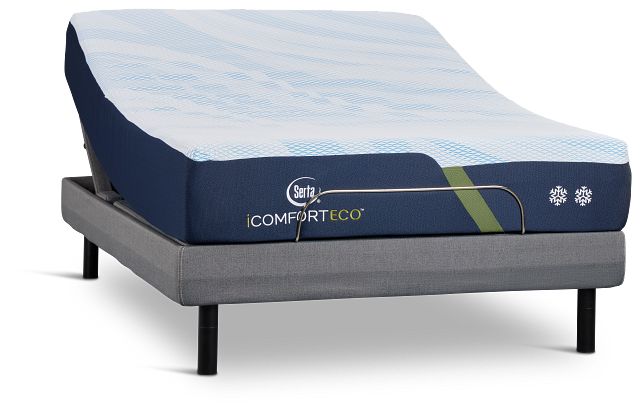 Serta Icomfort Eco F20gl Plush Motion Perfect 4 Adjustable Base Set