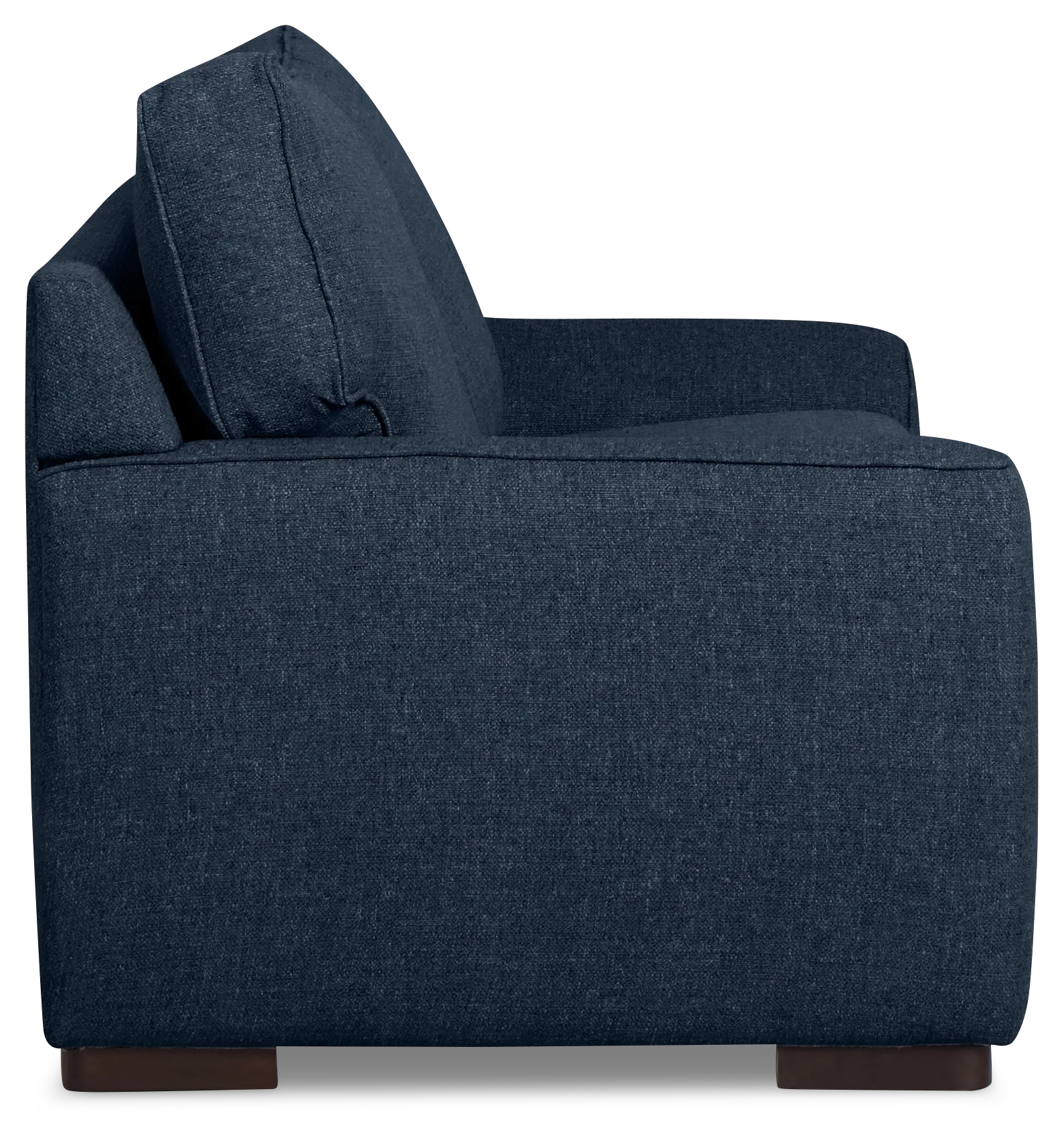 Sinclair Dark Blue Fabric Innerspring Sleeper