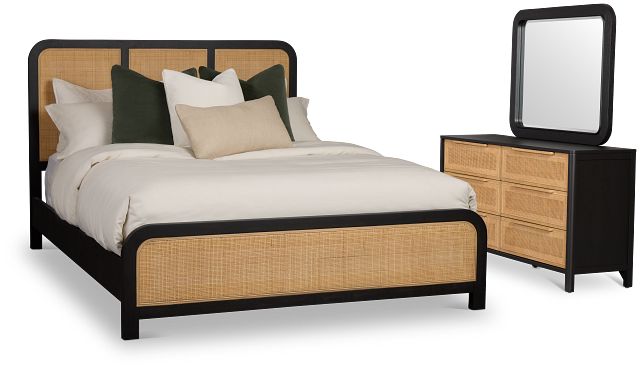 Pacific Two-tone Platform Bedroom