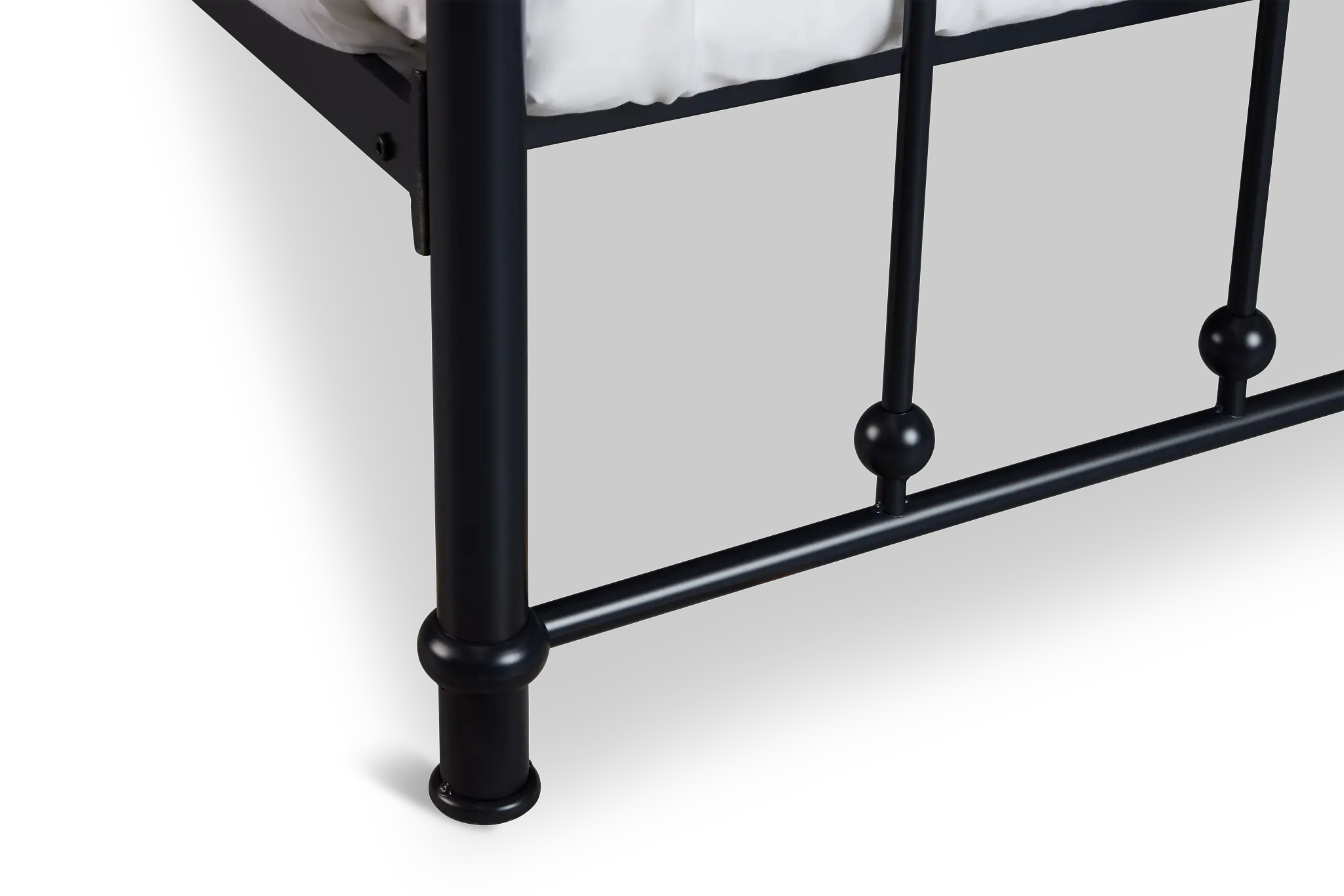 Rory Black Metal Panel Bed Rory Black Metal Panel Bed