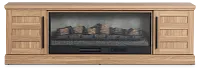 Branson Light Tone 78" Tv Stand With Fireplace Insert
