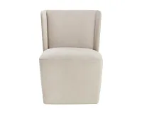 Breve Light Beige Fabric Upholstered Side Chair