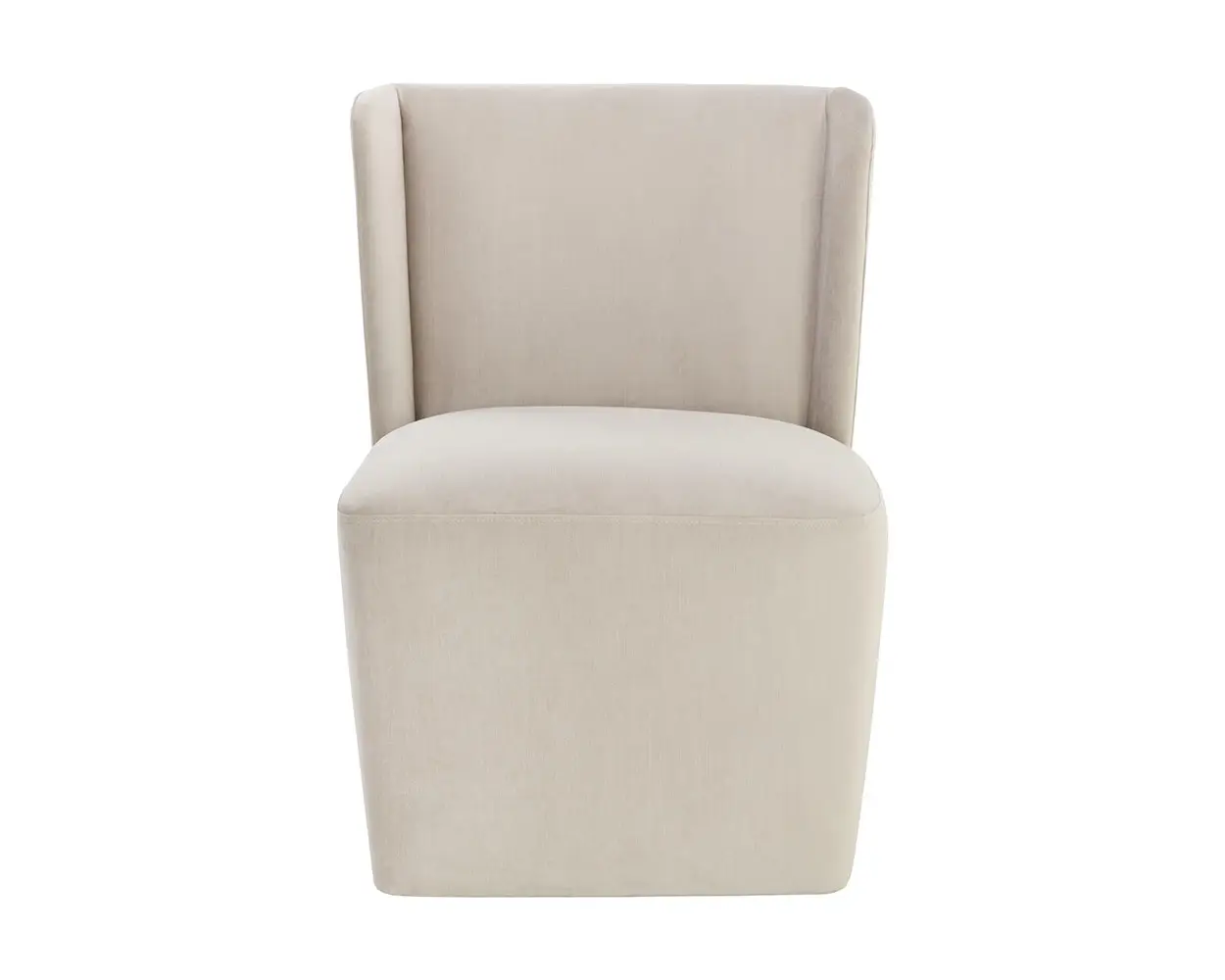 Breve Light Beige Fabric Upholstered Side Chair Breve Light Beige Fabric Upholstered Side Chair