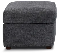 Maxie Dark Gray Micro Ottoman