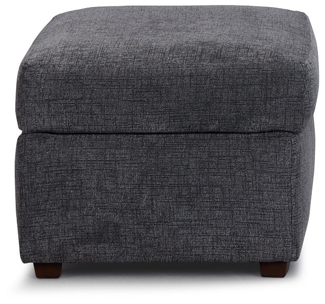 Maxie Dark Gray Micro Ottoman