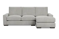 Edgewater Elevation Khaki Right Chaise Sectional
