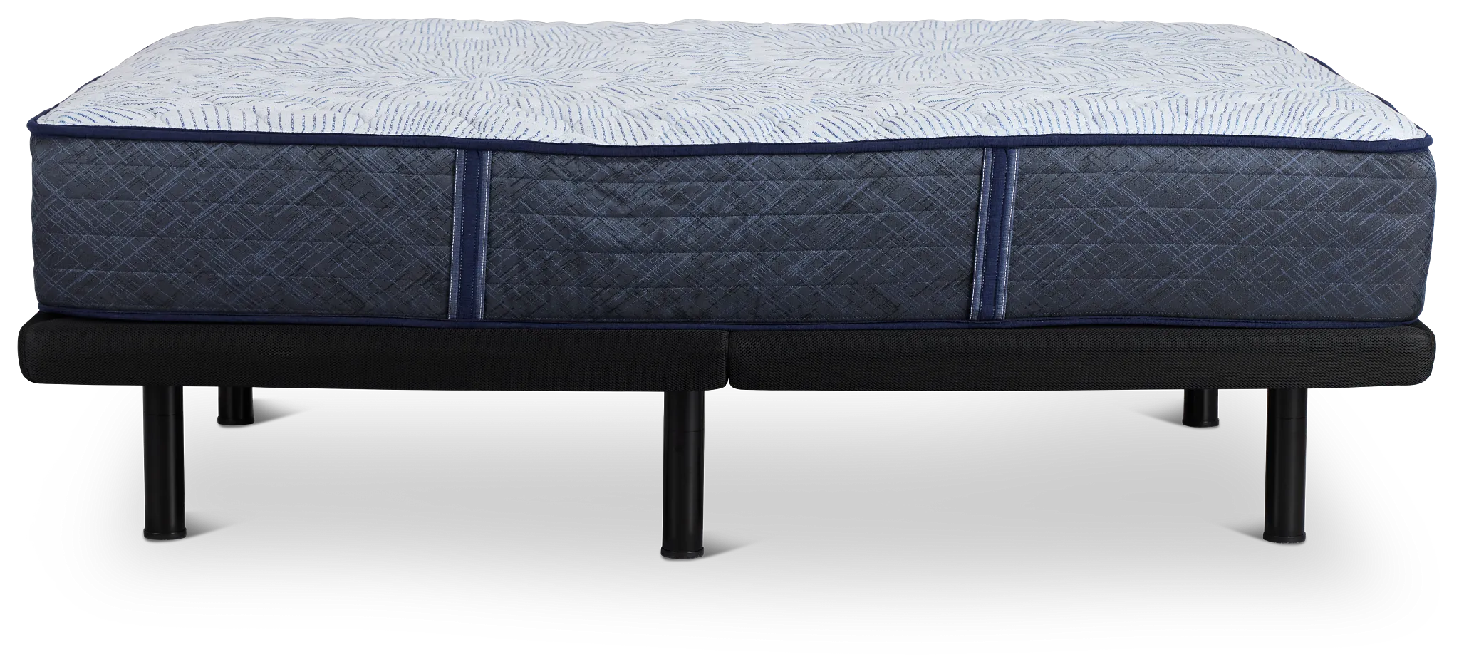 Serta Perfect Sleeper Blue Lagoon Nights Firm Plus Adjustable Mattress Set