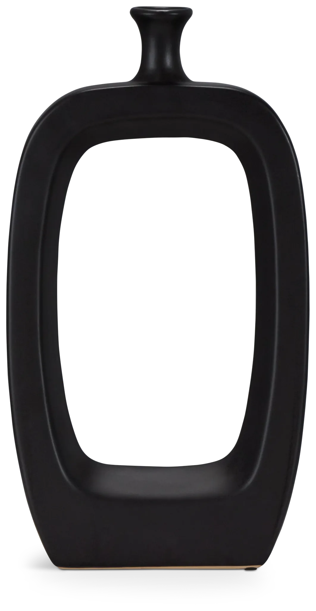 Dewey Black Large Vase