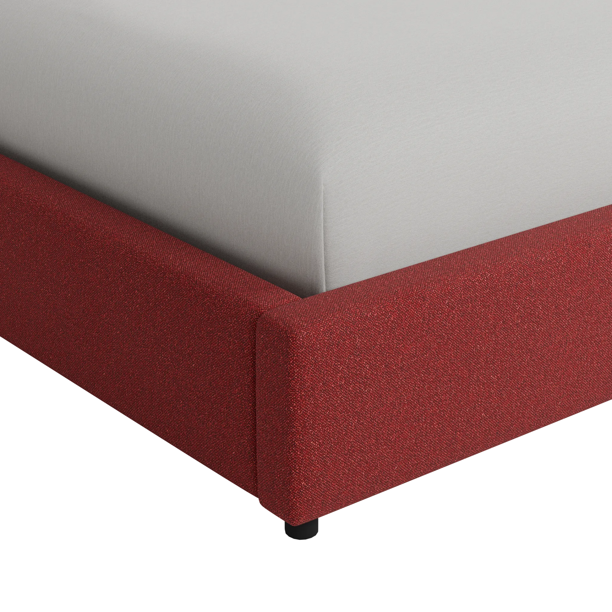 Grayton Elite Red 54" Upholstered Platform Bed