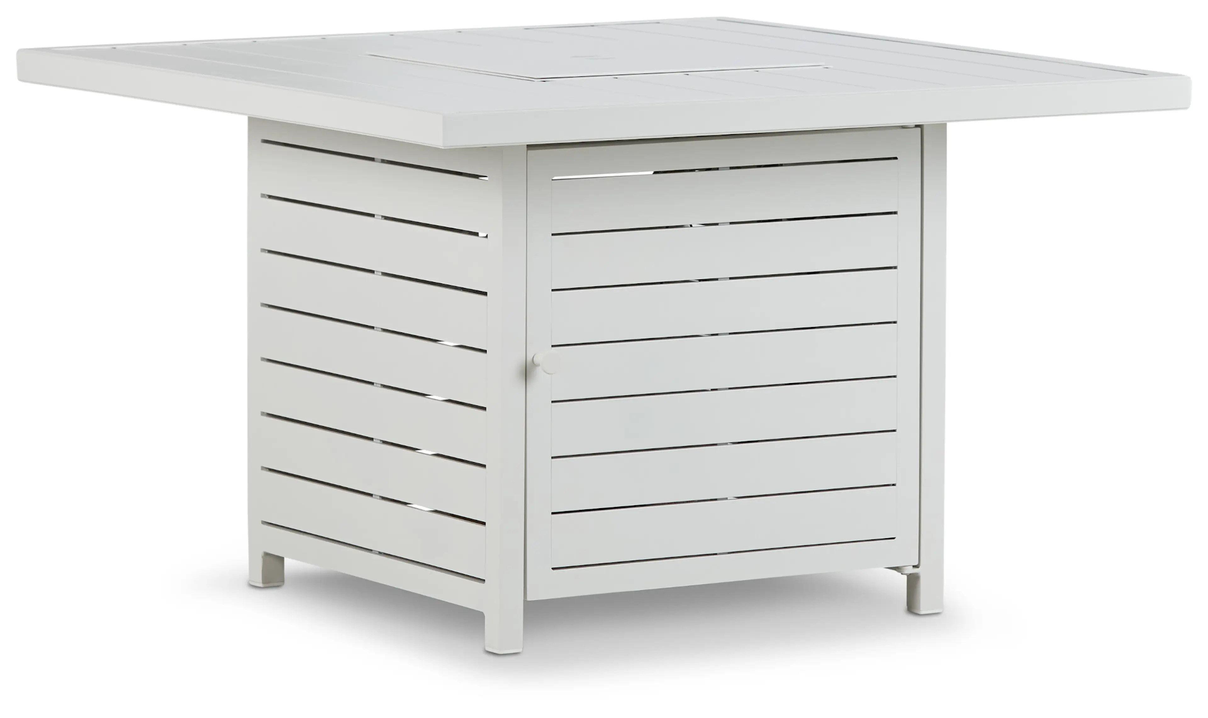 Linear White Square Fire Pit Linear White Square Fire Pit