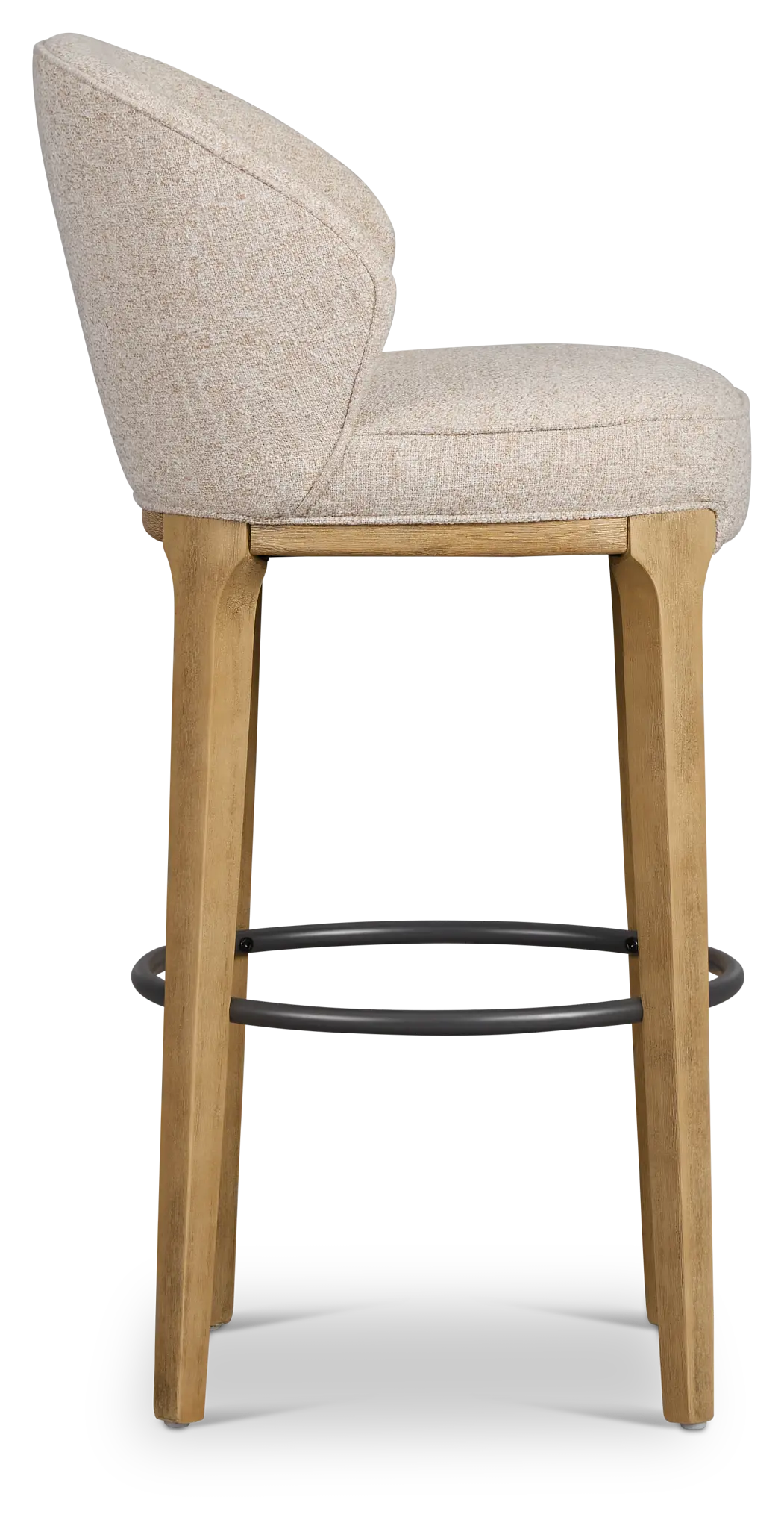 Libby Light Beige Fabric 30" Upholstered Barstool Libby Light Beige Fabric 30" Upholstered Barstool