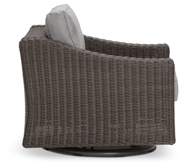 Canyon Gray Swivel Chair