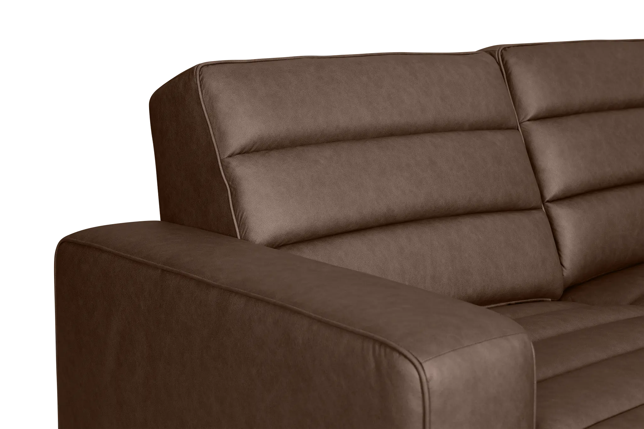 Sawyer Dark Brown Micro Medium Dual Power 2-arm Reclining Sectional Sawyer Dark Brown Micro Medium Dual Power 2-arm Reclining Sectional