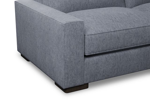 Edgewater Elevation Gray 84" Sofa W/ 2 Cushions