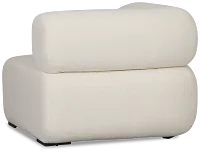 Celeste Light Beige Fabric Left Chair