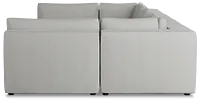 Destin Sutton Gray Fabric 8-piece Pit Sectional