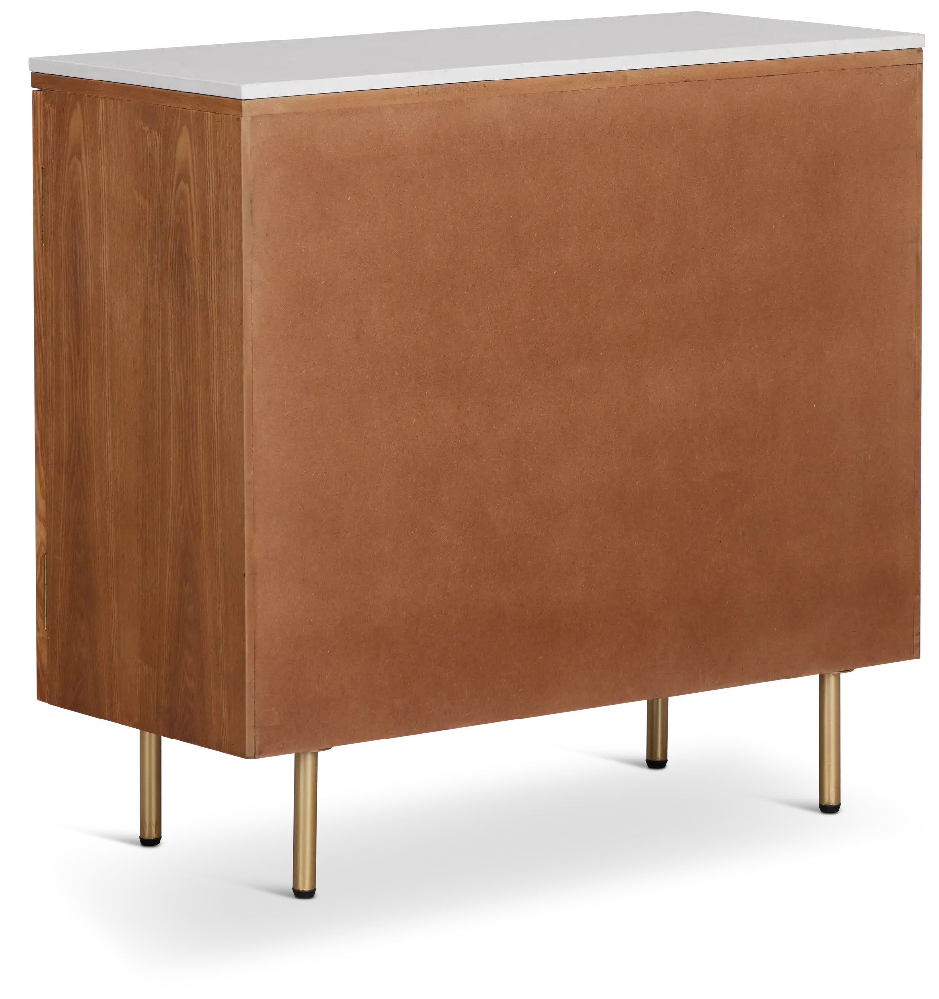 Tanner Light Tone Marble Two-door Cabinet Tanner Light Tone Marble Two-door Cabinet
