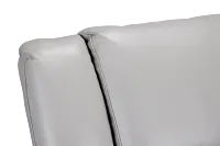 Peyton Light Gray Lthr/vinyl Large Dual Power Reclining Two-arm Sectional