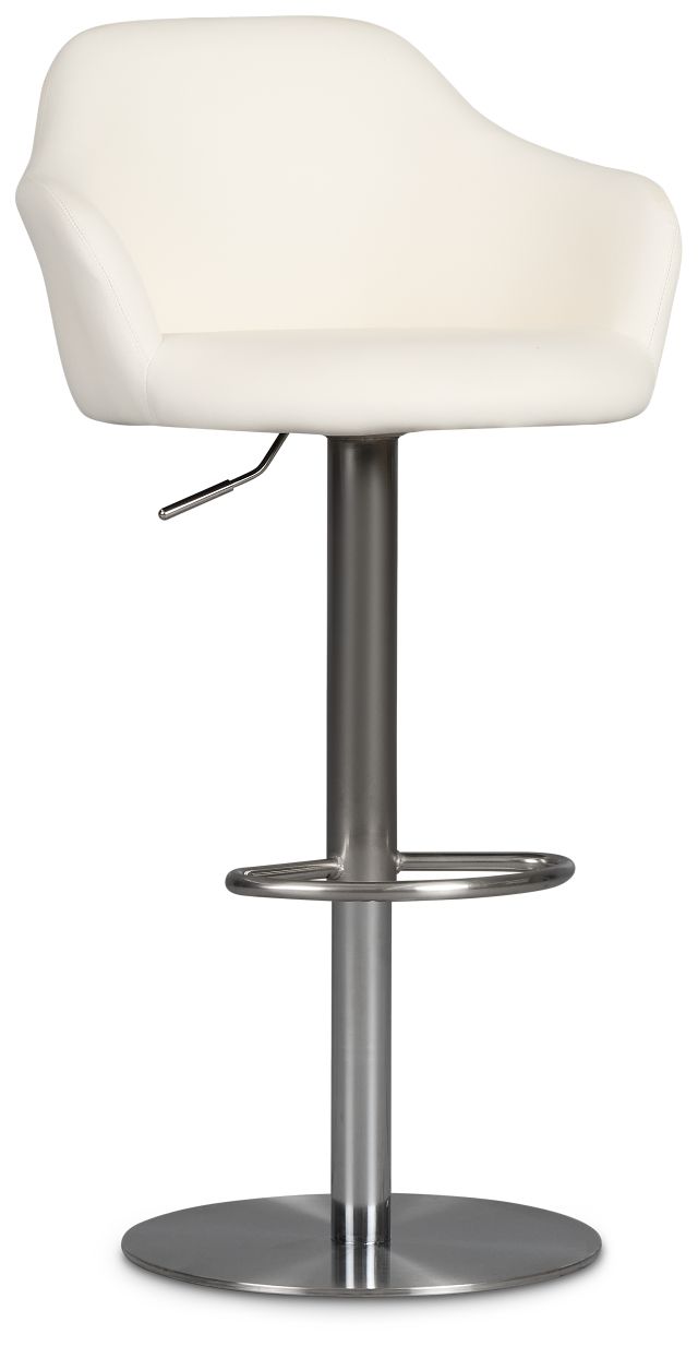 Hyde White Uph Adjustable Stool