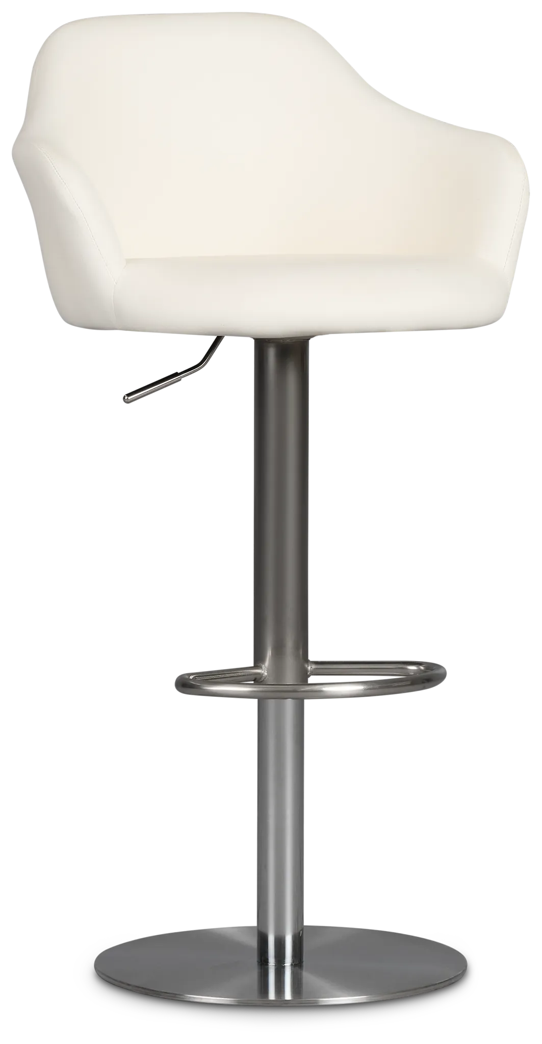Hyde White Uph Adjustable Stool