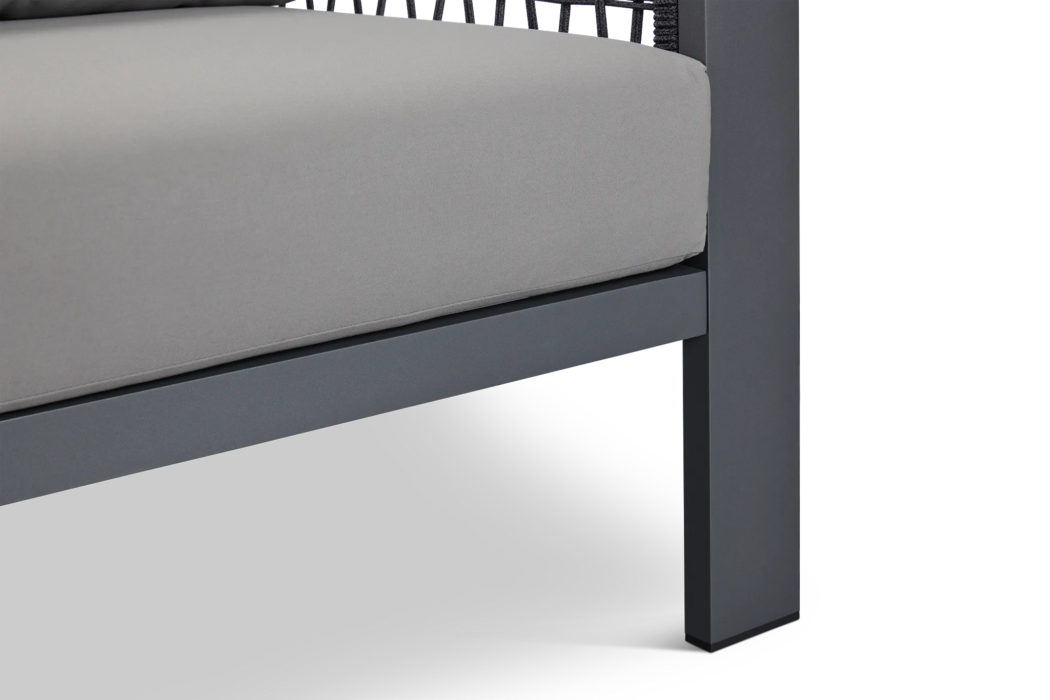 Sunrise Dark Gray Loveseat