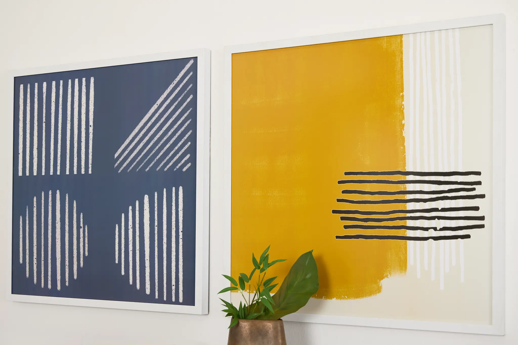 Zoe Yellow Framed Wall Art Zoe Yellow Framed Wall Art