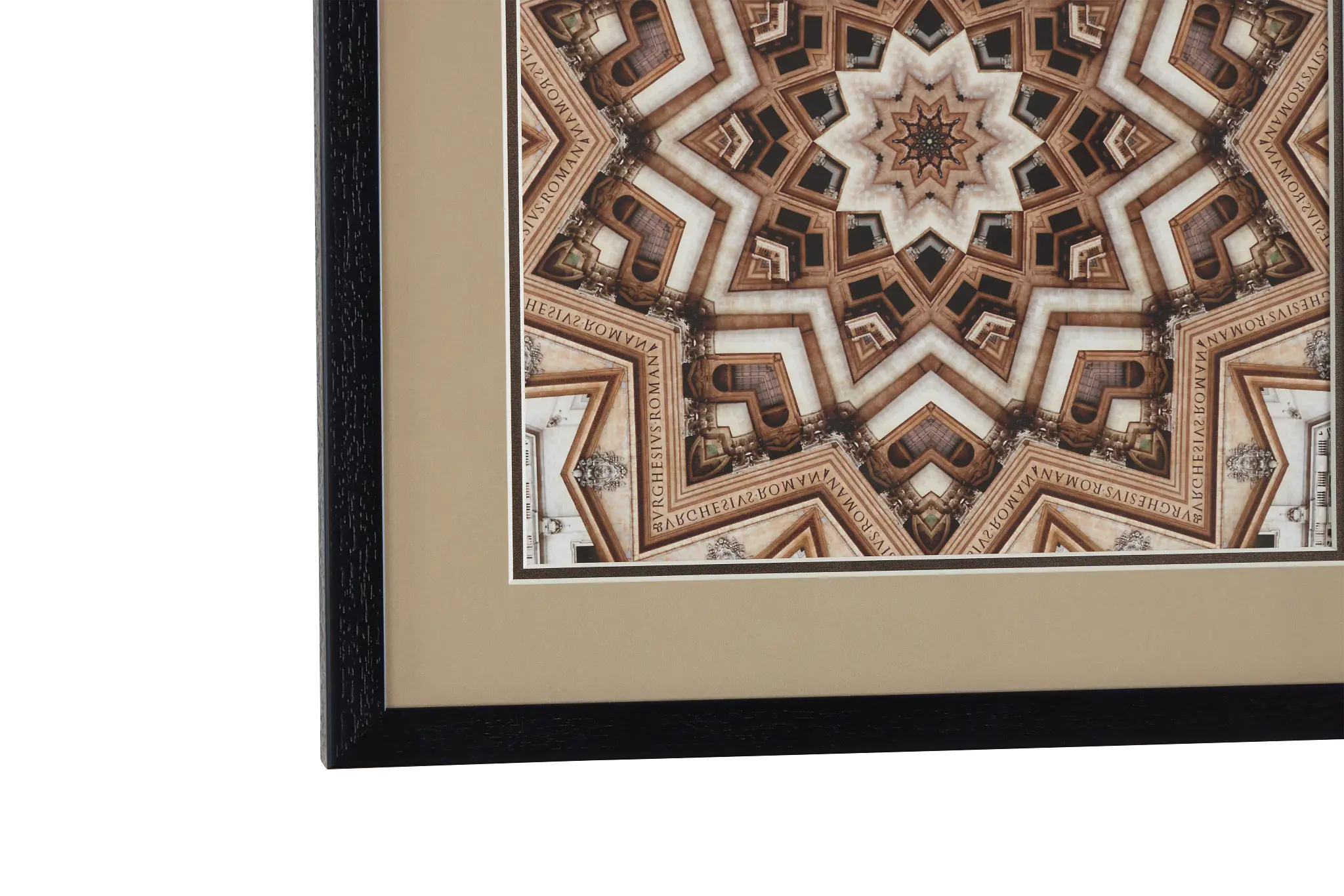 Metric Brown Framed Wall Art Metric Brown Framed Wall Art
