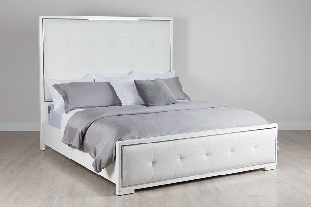 Ocean Drive White Uph Panel Bed (0)