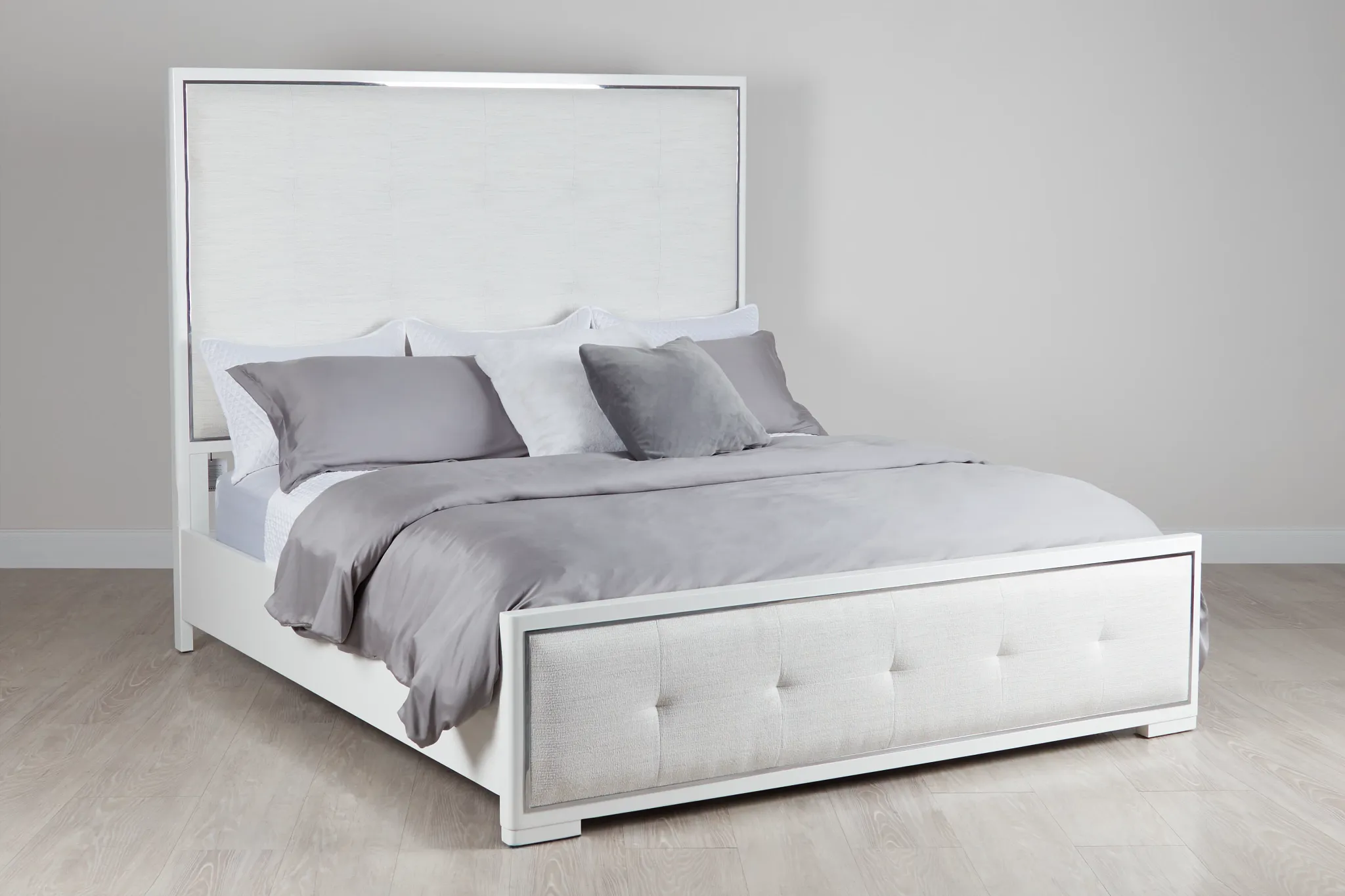 Ocean Drive White Uph Panel Bed
