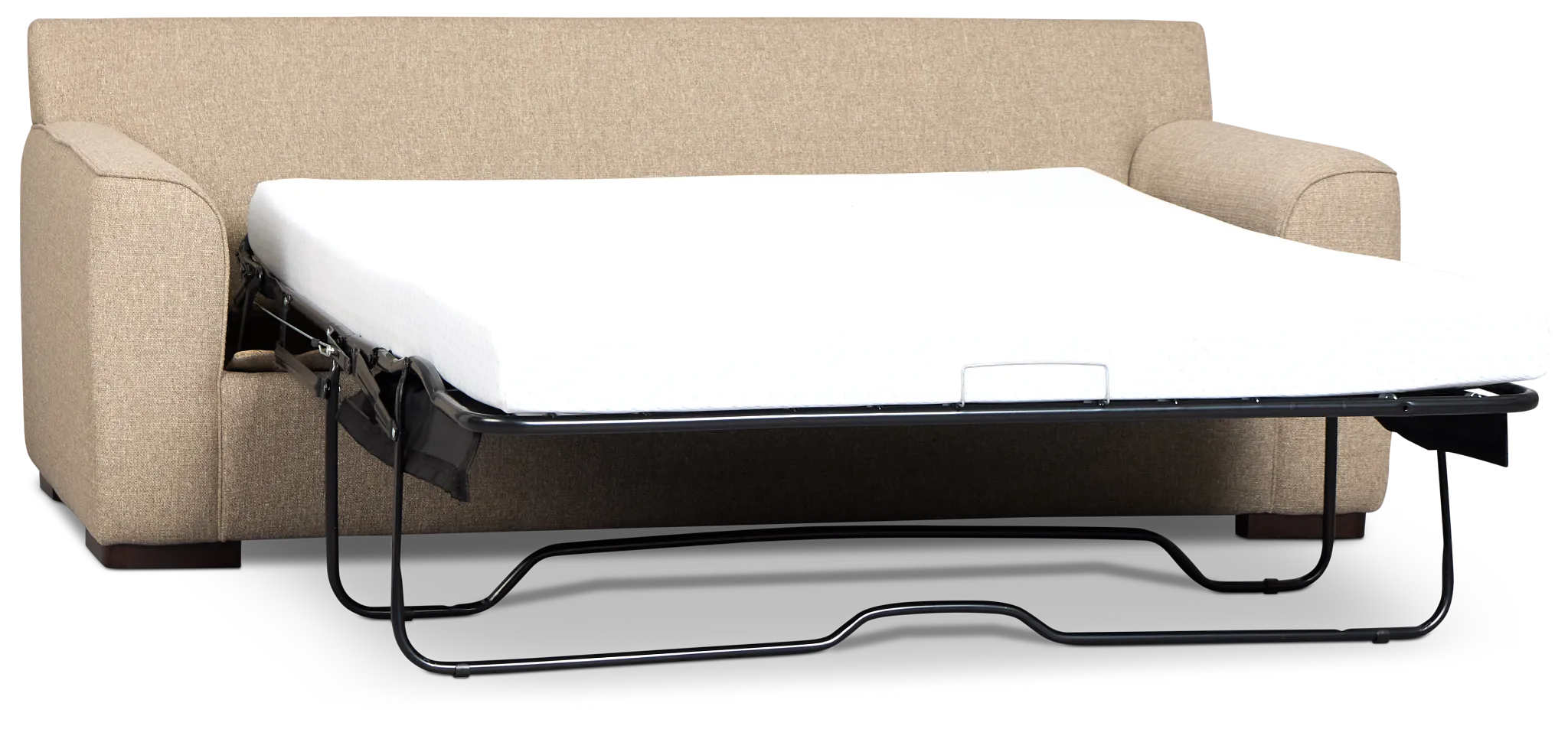 Sinclair Brown Fabric Memory Foam Sleeper