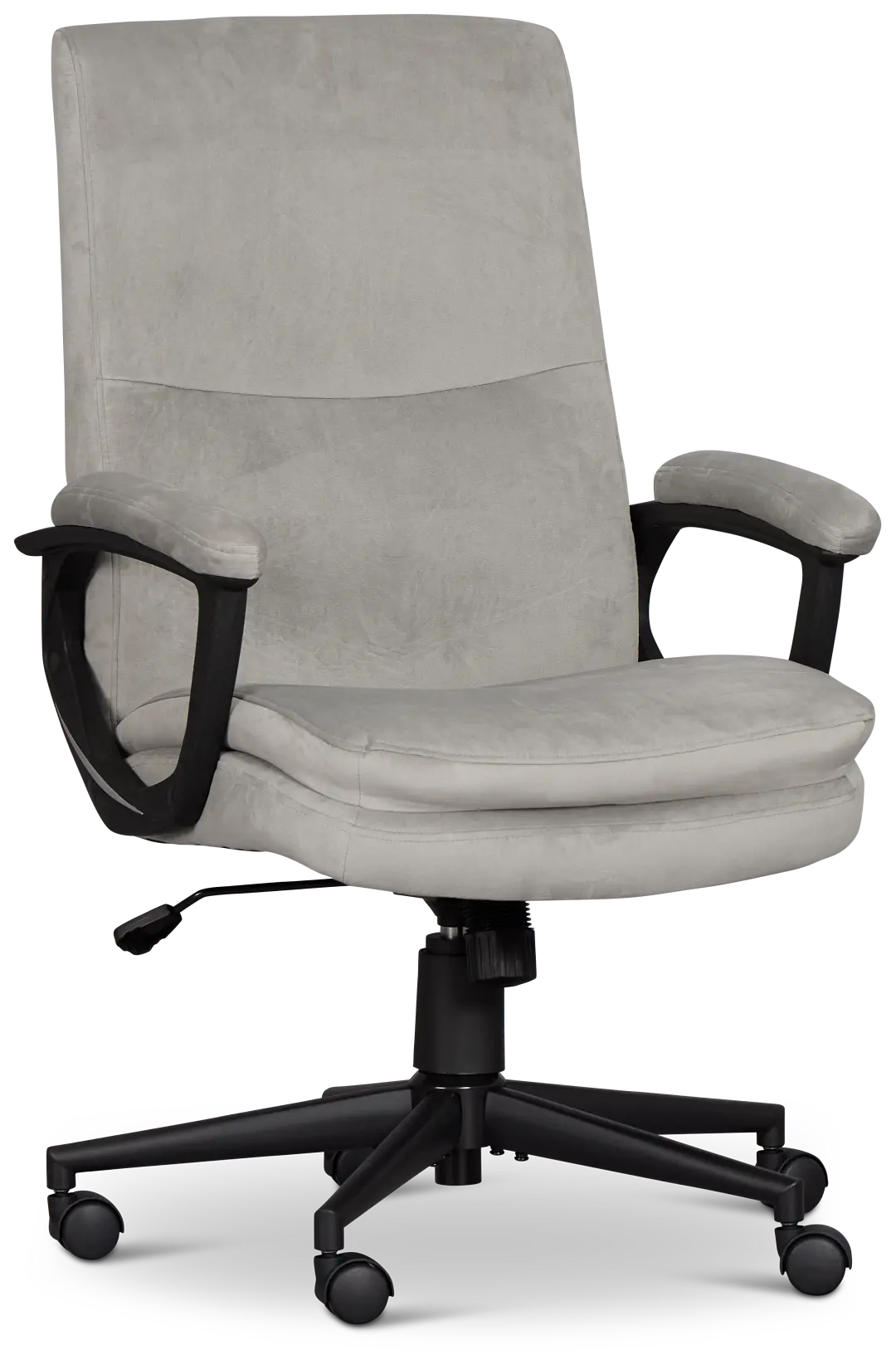 Krista Gray Fabric Upholstered Desk Chair Krista Gray Fabric Upholstered Desk Chair