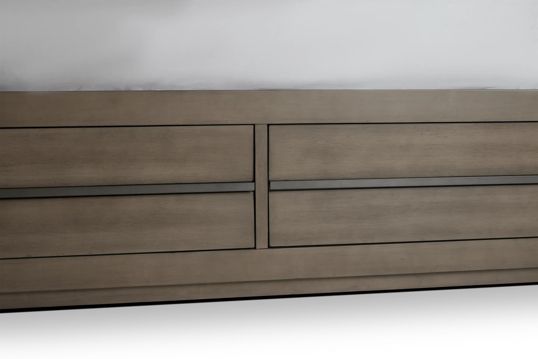 Zurich Gray Panel Bed
