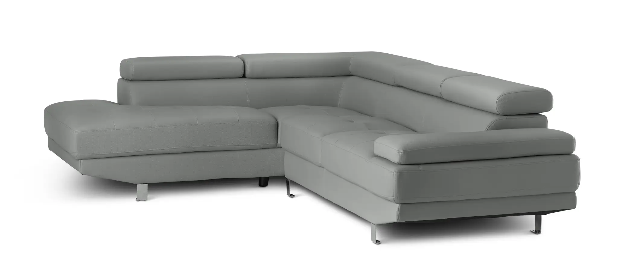Zane Dark Gray Micro Left Chaise Sectional Zane Dark Gray Micro Left Chaise Sectional