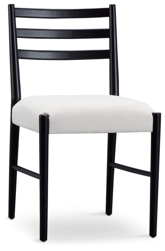 Stockton Black Upholstered Side Chair