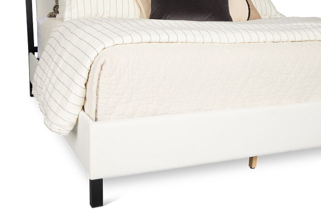 Highland Black Uph Panel Bed