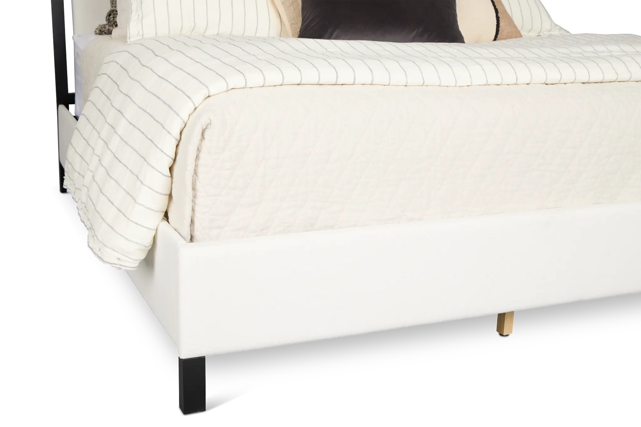 Highland Black Uph Panel Bed Highland Black Uph Panel Bed