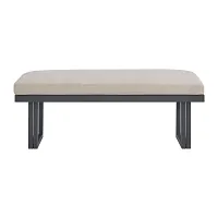 Luai Dark Gray Dining Bench