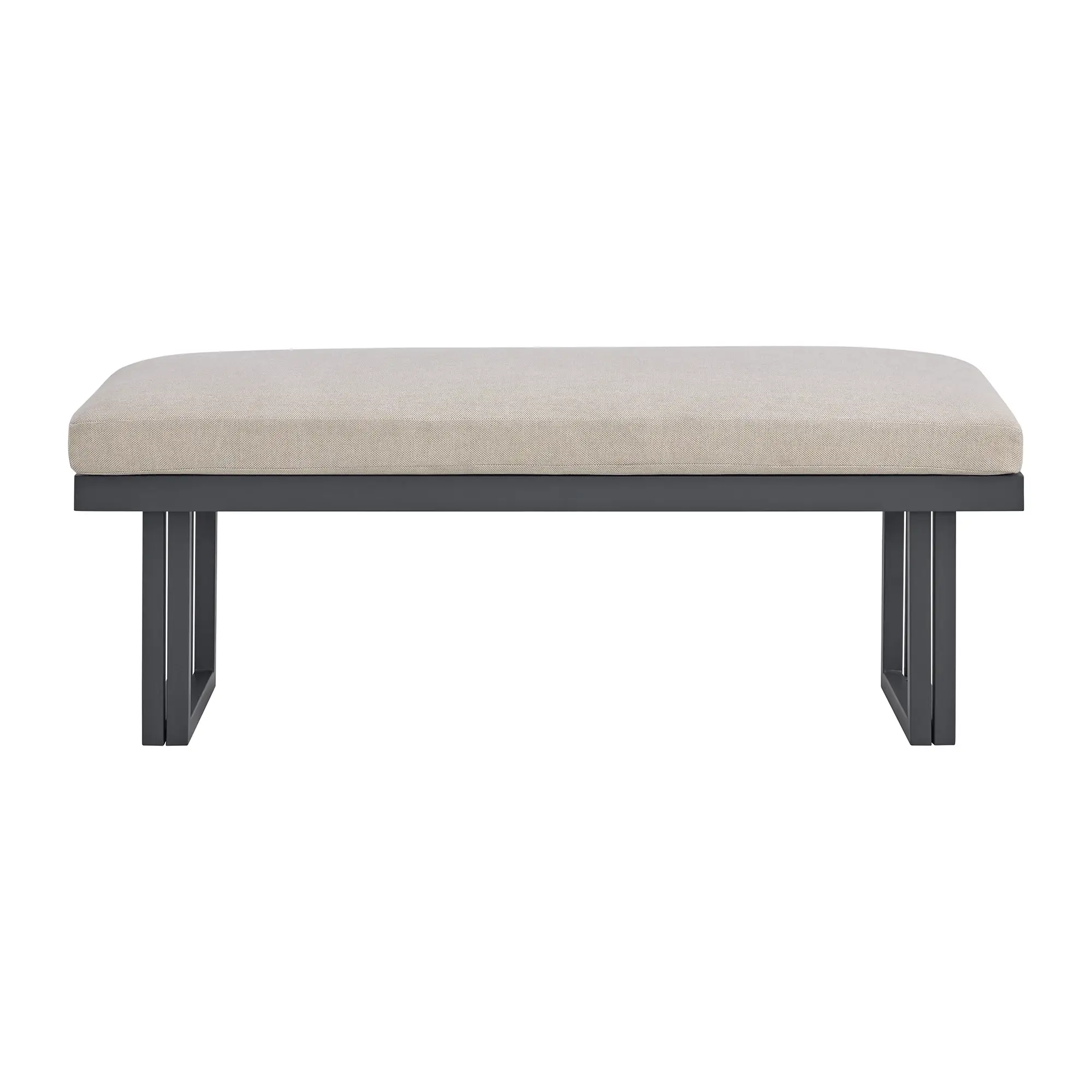 Luai Dark Gray Dining Bench Luai Dark Gray Dining Bench