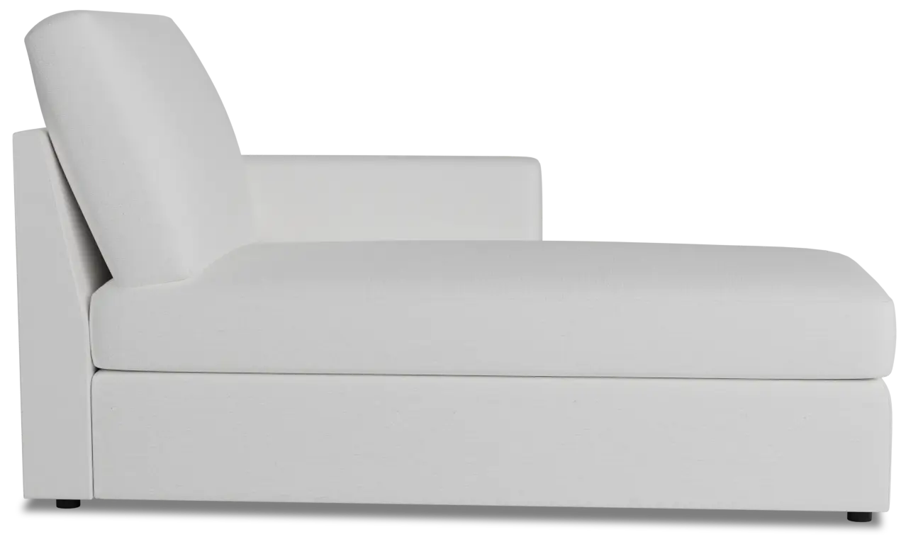 Citymod White Fabric Right Chaise Citymod White Fabric Right Chaise