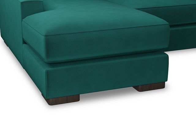 Edgewater Joya Green Medium Left Chaise Sectional