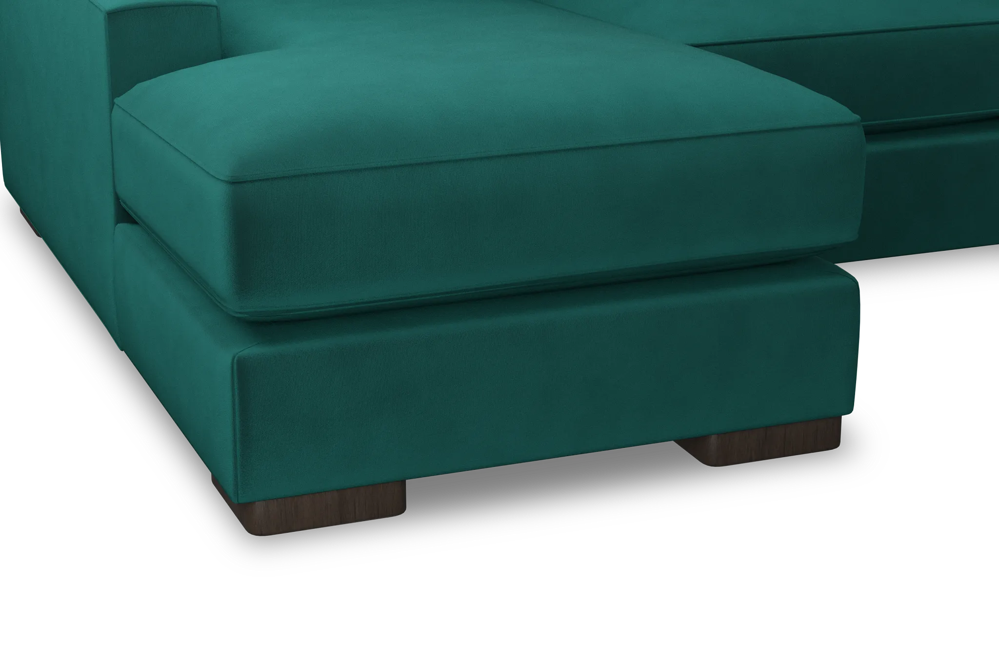 Edgewater Joya Green Medium Left Chaise Sectional